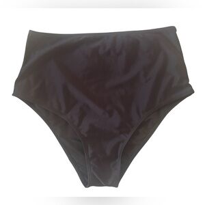 SHEIN High-Waisted Black Bikini Bottom